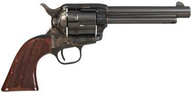 Taylor's & Company Cattleman Gambler 45 Colt 5.5" Barrel 6 Round Checkered Walnut Grip Blued Revolver 555130